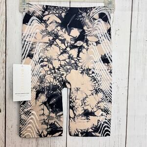 ATHLETA Women's Multi-color Athletic Sporty Motivate Seamless Bike Shorts Sz XXS